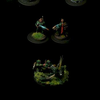 Yarrick and Imperial Guard Command Squad by Walhell