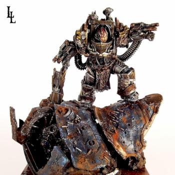 Perturabo Lord of Iron, Primarch of the Iron Warriors Commission by lilloser