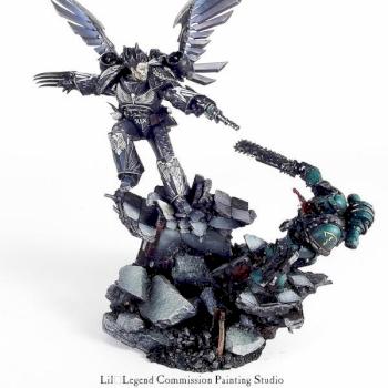 Corvus Corax Primarch of the Raven Guard by lilloser