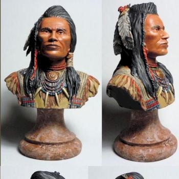 Indian Chief Bust by MrJim