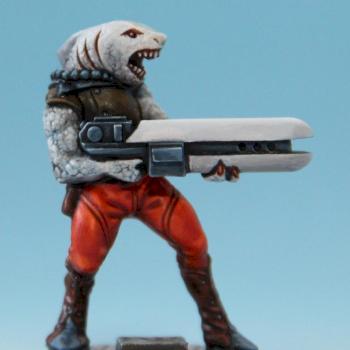 Lancer Lanceguard (Bombshell miniatures - counterblast) by Astorderire