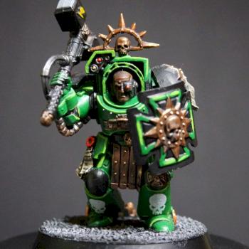 Salamanders Assault Terminator sergeant or captain by Onehanded