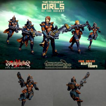 Iron Empire Reapers troops - box-art for Raging Heroes by ravenswood