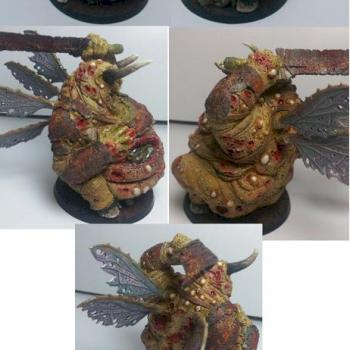 I'm a Beautiful Butterfly Ultraforge Greater Plague Daemon w/ wings by B3H3M0TH