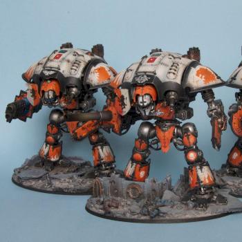 A Trio of Knight Titans by Tim from Tau of War