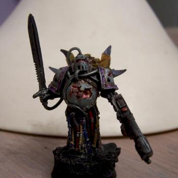 Chaos space marine conversion by philydorf