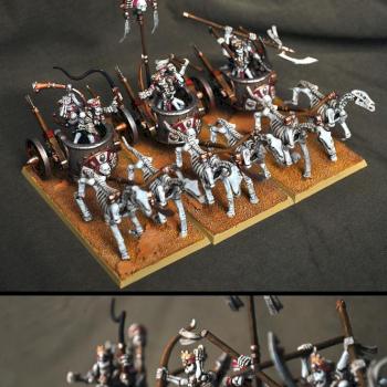 Tomb Kings Skeleton Chariots by Anolecrab