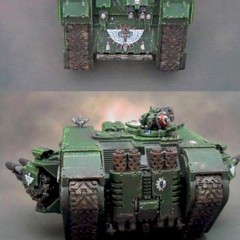 Dark Angels Land Raider by bevulf