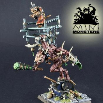 Skaven Warlord on Bonebreaker by dargo000