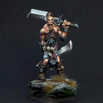 Gaint Barbarian with sword by HopeRiver