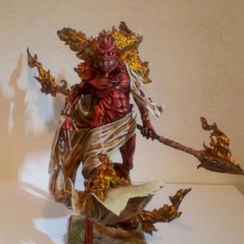 Incarnate Elemental of Fire Forge World by PowerhouseMiniatures