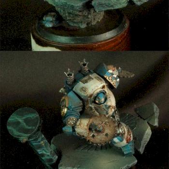 The Butcher - World Eater Contemptor Dreadnought by Darkmessiah