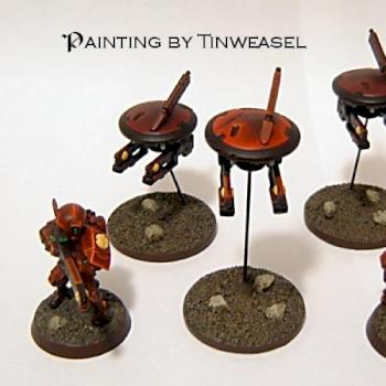 Tau Vior'la Fire Warrior Unit group photo by Tinweasel