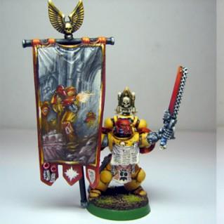 Imperial Fist Standard Bearer by Komrad