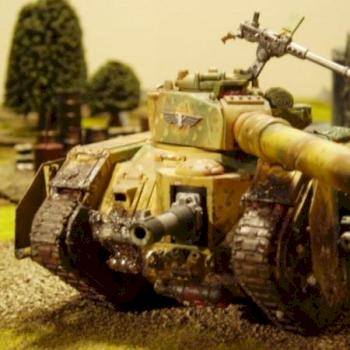 Imperial Guard Leman Russ Vanquisher conversion by markoseugene1