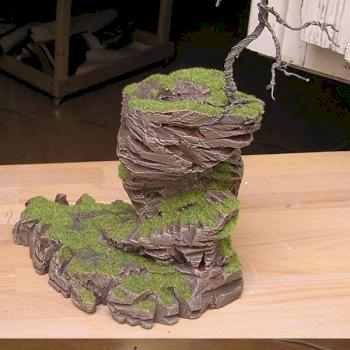 spiral staircase-terrain for a woodelves-forest by hantu