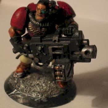 Heavy bolter scout by Sonko