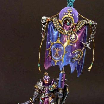 Laviscia Borgia - Slaanesh Standard/Champion by SaxonAngel