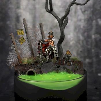 Nokjagerin post apocalyptic - Diorama by Ceron