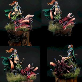 Ainariël Arrow of Light & Fire Wings (Andrea Miniatures) 54mm by xMANIGHTx