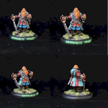 Barnabus Frost, Pirate Captain. Reaper miniatures (2014) by bapfometh