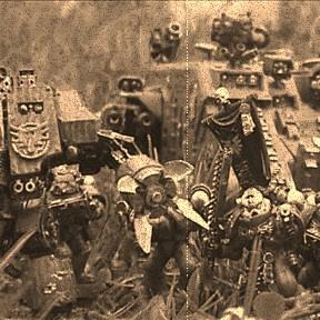 a little "archive" scene of a blood angel force in the field by rolling thunder