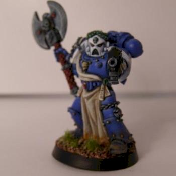 Space Marine Veteran - Ultramarine by brassangel