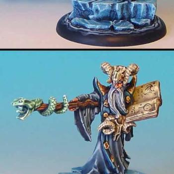 Frost Mage on sculpted base by Wappellious