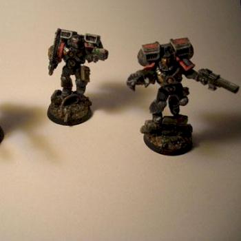 Raven Guard Assault Marines by Gib ber