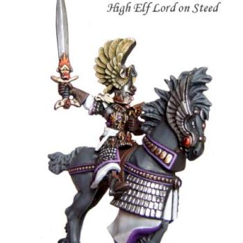 High Elf Lord on steed by Dorgar