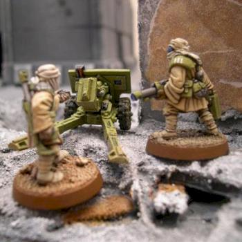 Imperial Guard Lascannon Team by RaynOtisick