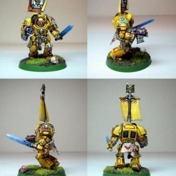 Imperial Fist Terminator Sergeant by Komrad