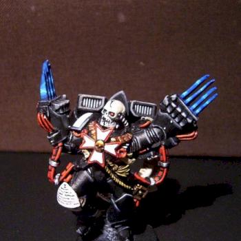 Black Templars' Chaplain WIP by kurka z podworka