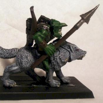 Goblin wolf rider by hibushin