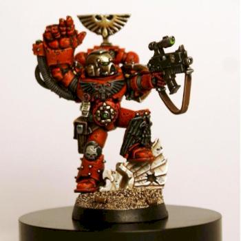 LE Blood Angels Sternguard Sergeant by jahminis