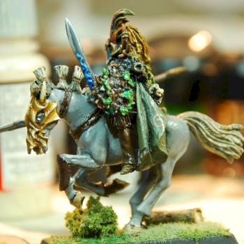 Wood Elf Lord on Steed by Greshan