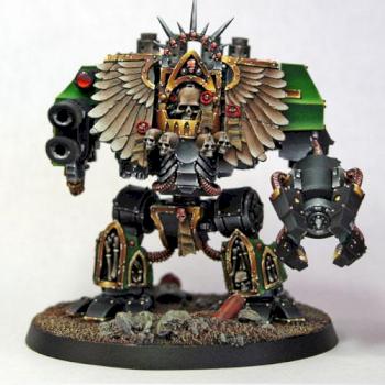 Salamanders Chaplain Dreadnought by mattsterbenz