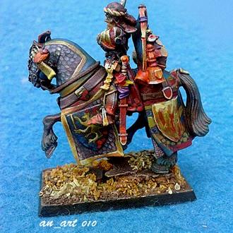 PAINTED bretonnia questing knight hero by an by RUDY 87