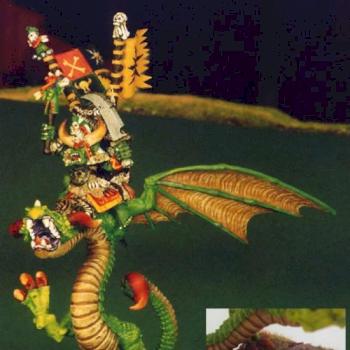 Orc-Shaman on Wyvern, reposted by ThomasMuckus