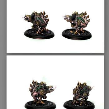 Warmachine Cryx Deathripper Bonejacks by The_Iron_Painter