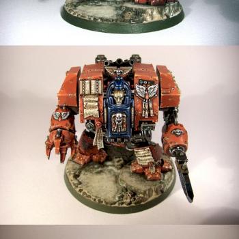 Blood Angels Furioso Librarian Dreadnought by PrimalAce