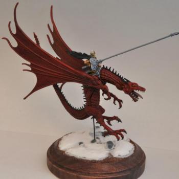 Red Dragon of Krynn 10-500 by macharius