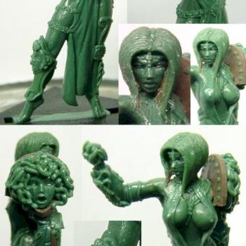 34mm Medusa sculpt by petethemighty