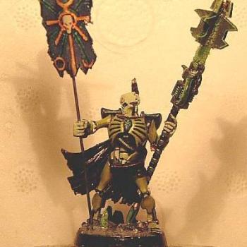 Necron Banner Lord by Spittle72