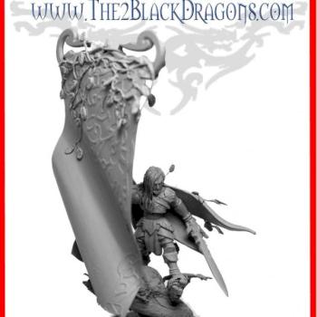 Warhammer Fantasy Elfes Wood elves BSB by The 2 Black Dragons