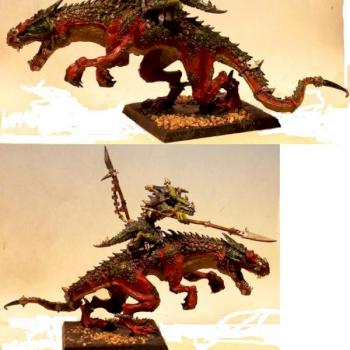 Lord Kroq and Carnosaur by BarstoolProphet