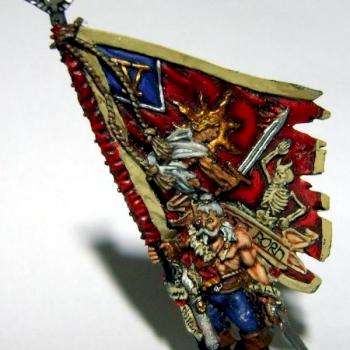 Vostroyan standard bearer by alextheartist