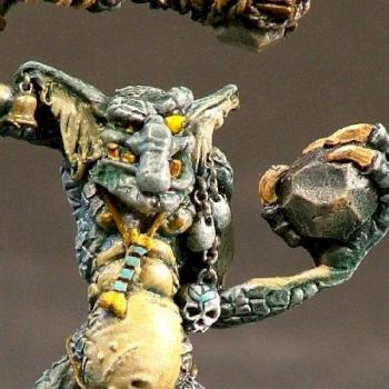 Close up of Stone Troll by Pigmented