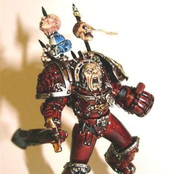 WORD BEARER TERMINATOR LORD!!!  (HAND SCULPTED GREEN) by STEELDOG51