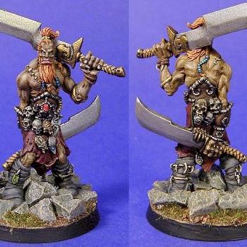 Giant with Two Swords by chambersofminiatures